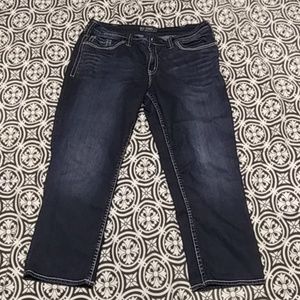 Silver Jean Suki Capris